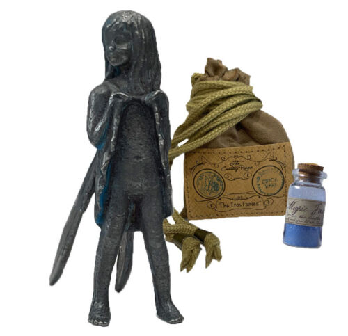 The Iron Fairies JESS Fairy Of The Night Handcrafted Blue Cast Iron Figurine - 第 1/5 張圖片