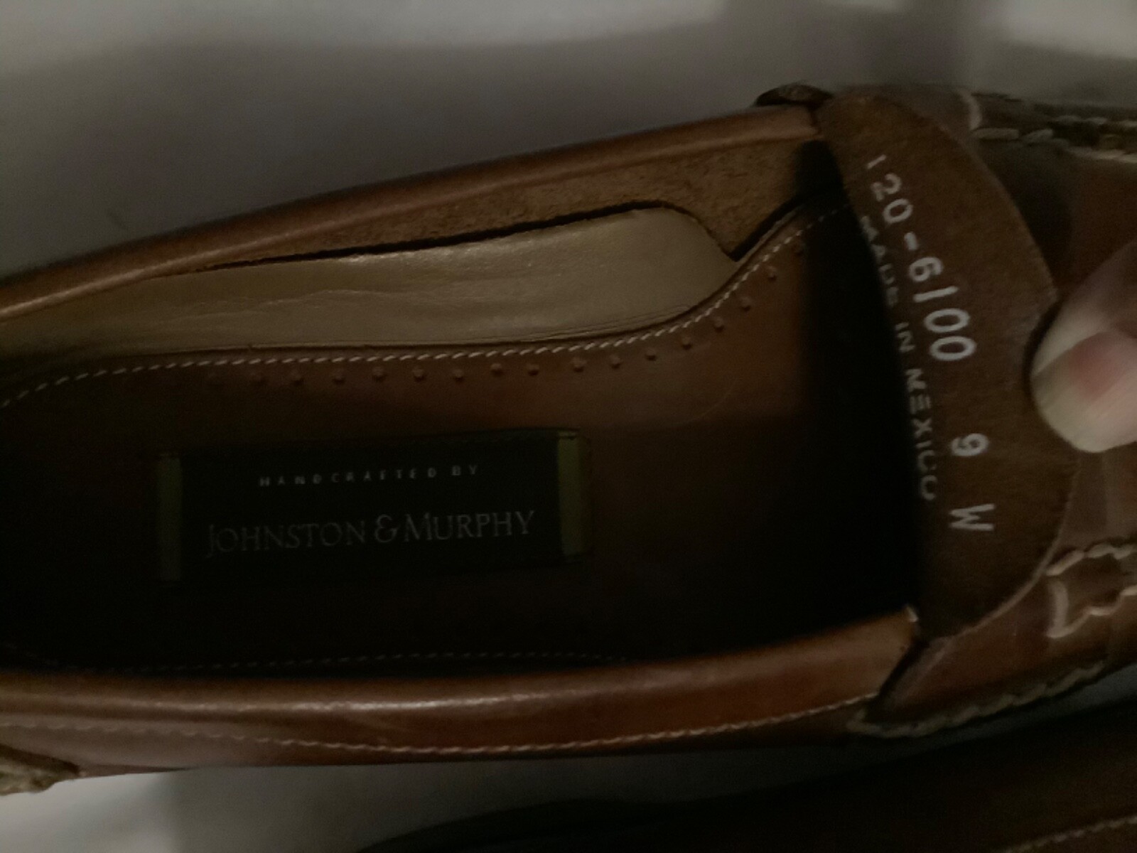 EXCELLENT CONDITION Johnston Murphy Handmade Brow… - image 4