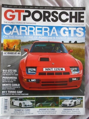 GT Porsche Dec 2010 Carrera GTS, 911 GT2 RS, Techart 911 Turbo