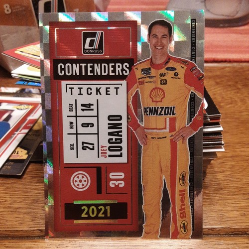 2021 Donruss Contenders Joey Logano #CON4 Trading Card