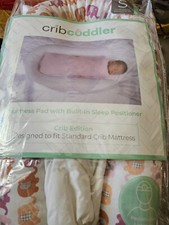 Crib Cuddler Crib Mattress Pad Elephant Pattern Small Size 5-10lbs