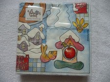 Weihnachtsservietten  Vielseidig Weihnachten Nikolaus NEU & OVP (2)