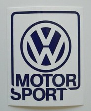 Vw Volkswagen Motorsport Sticker 1990s Vw Volkswagen Motorsport Sticker 1990s