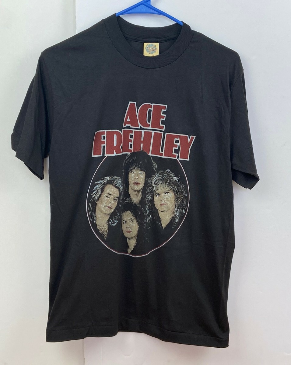 T-shirt Vintage Ace Frehley (KISS) - Taille XL - Personnalisable Couleur - Neuf étiqueté