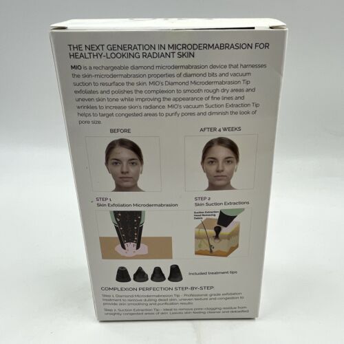 MIO Spa Sciences diamante microdermabrasión poro extracción rejuvenecimiento cutáneo - Imagen 3 de 5