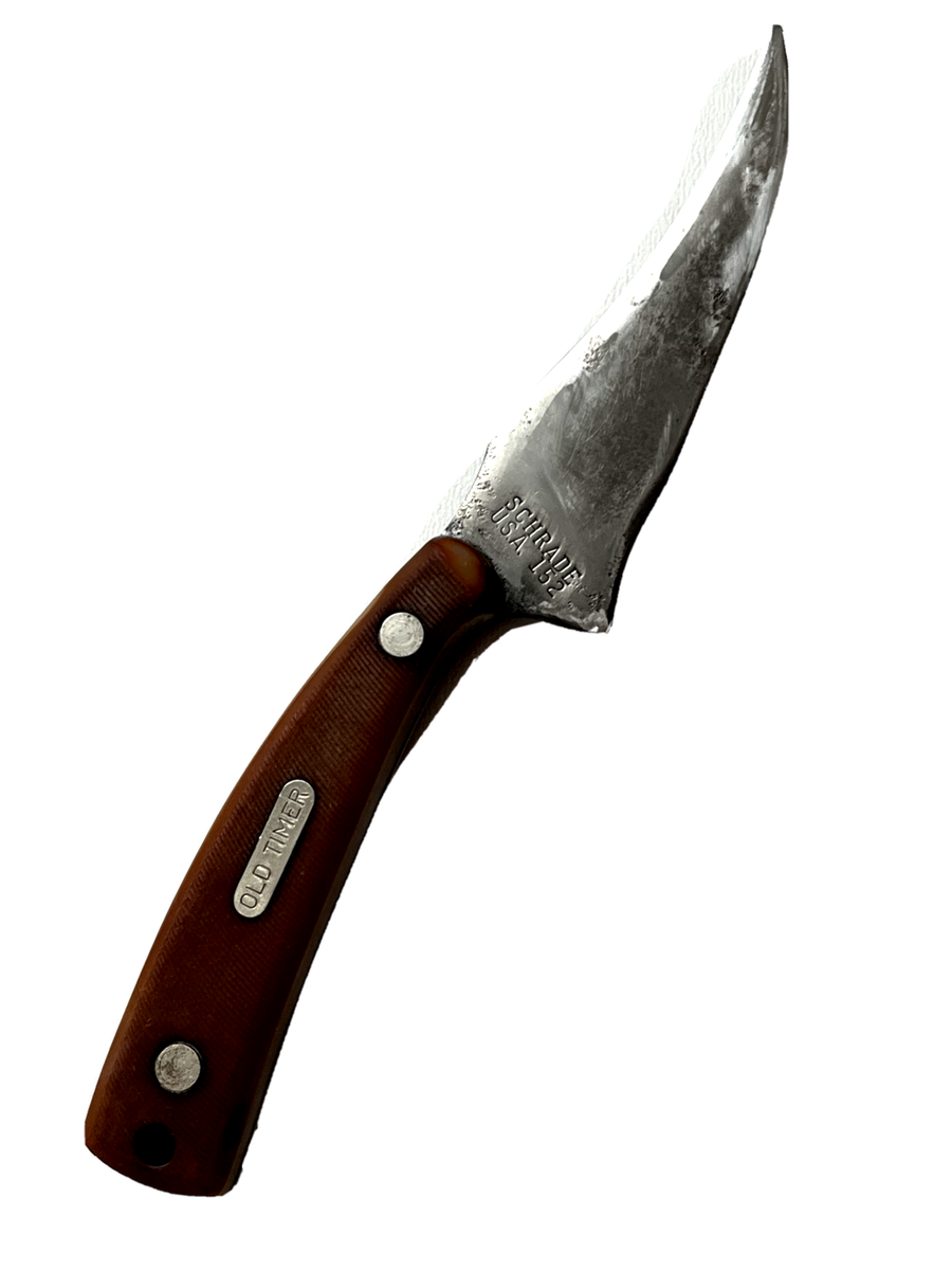 Vintage Schrade USA Old Timer 152 Sharpfinger Carbon Steel Knife 3 