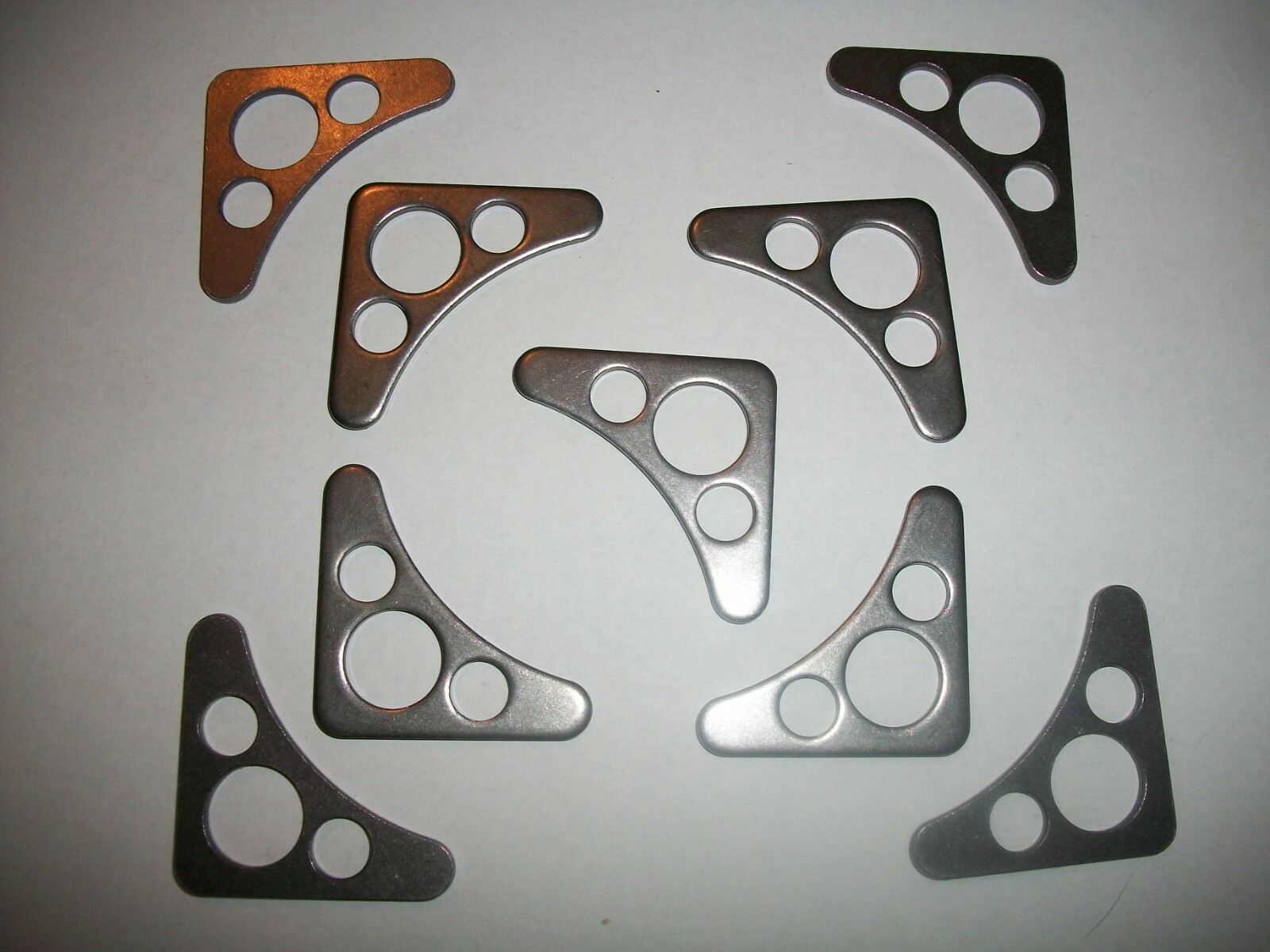 FMR STANDARD 3 HOLE ROLL BAR GUSSETS,1/8" THICK,1093023,TABS 1 3/4