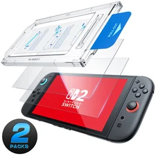 Mumba Screen Protector for Nintendo Switch 2 (2025) New 2 Pack 9H Tempered Glass