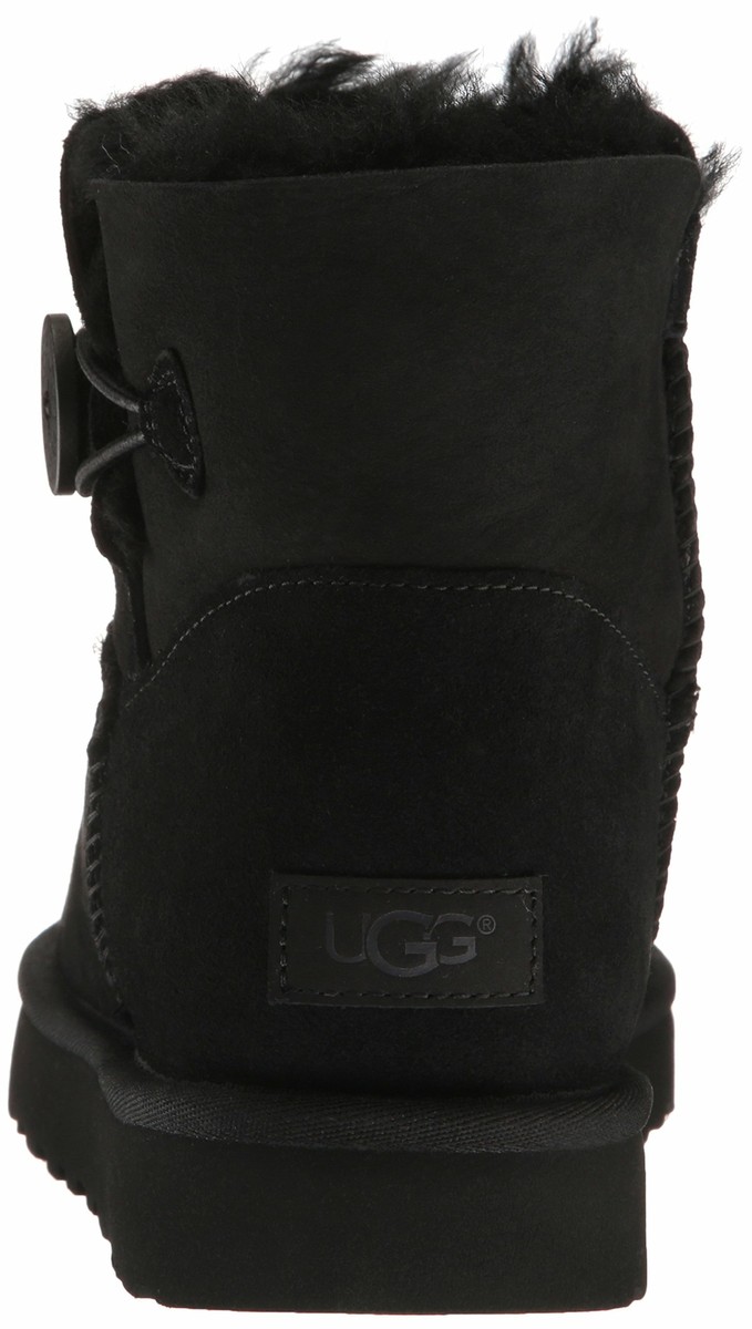☆関税込☆UGG★UGG W Mini Bailey Button II Boots★Black UGG: Mini Bailey Button II - J. Cole Shoes