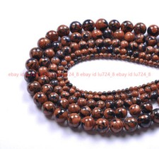 4mm 6mm 8mm 10mm 12mm Blue Gold Sandstone Gemstone Round Loose Beads 15''