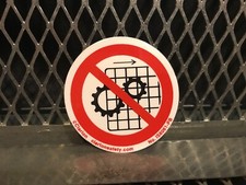 CLARION SAFETY ~ DO NOT OPERATE WITH GUARDS REMOVED ~ 2" X 2" Label Sticker 