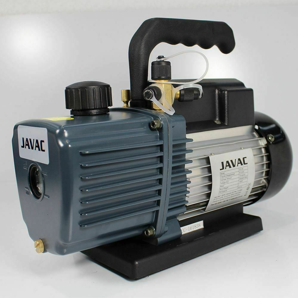 Vacuum Pump JAVAC Dual Stage 45lpm 3 Way Inlet, Ballast