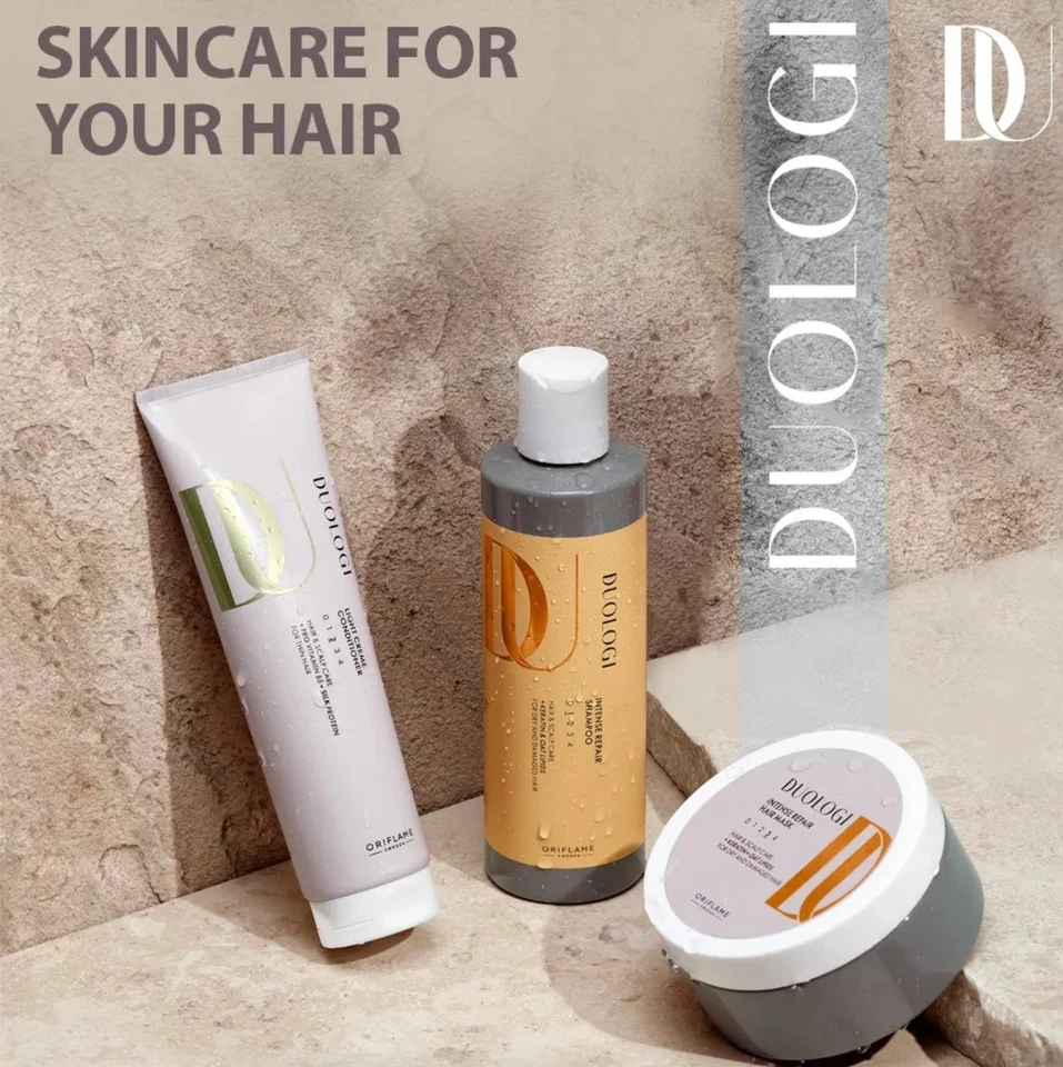 ORIFLAME DUOLOGI CHAMPÚ REPARADOR INTENSO (QUERATINA) RECARGA 500 ml. ¡NUEVO! Foto 3 de 4