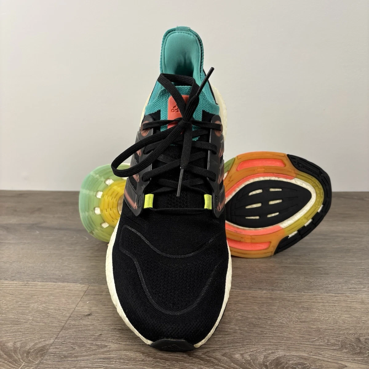 adidas UltraBoost 22 Black Turbo Mint for Sale 