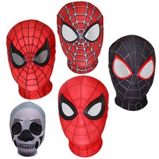 Spider-Man Mask Lenses Spiderman Cosplay Costumes Avengers Superhero Cos 4 Style