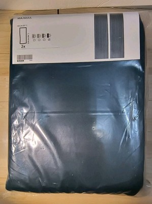 IKEA Majgull Room Darkening Curtains, Pair, Emerald Dark Green 57''x 84''