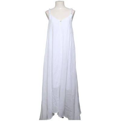 Prego, Maxikleid, Größe: 42, Weiß, Baumwolle, Einfarbig, Damen #P6p