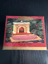Hallmark The Bearingers Flickering Fireplace Lighted Tabletop Display Ornament