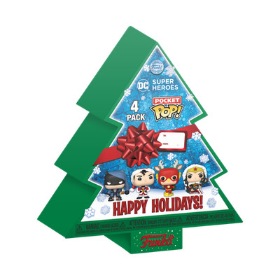 Pocket POP: DC Holiday-Tree Holiday Box 4 Stück
