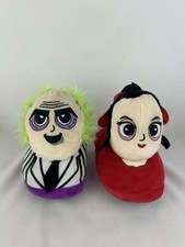Beetlejuice Lydia Plush Slippers Size 9/10 Slip On Comfortable Soft SB3