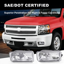 For Chevy Silverado 2007 2008-2013 Fog Lights With Harness Oe Style Clear Lens For Chevy Silverado 2007 2008-2013 Fog Lights With Harness Oe Style Clear Lens
