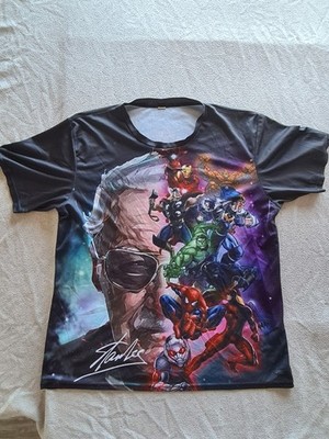 Marvel Avengers T-Shirt XXL Stan Lee Frontprint