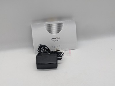 DrayTek Vigor130 Modem mit Netzteil VDSL/ADSL VDSL2 Vigor 130 weiß
