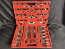 110 Piece Tap and Die Set SAE  METRIC Threading Tool Set With Storage Case