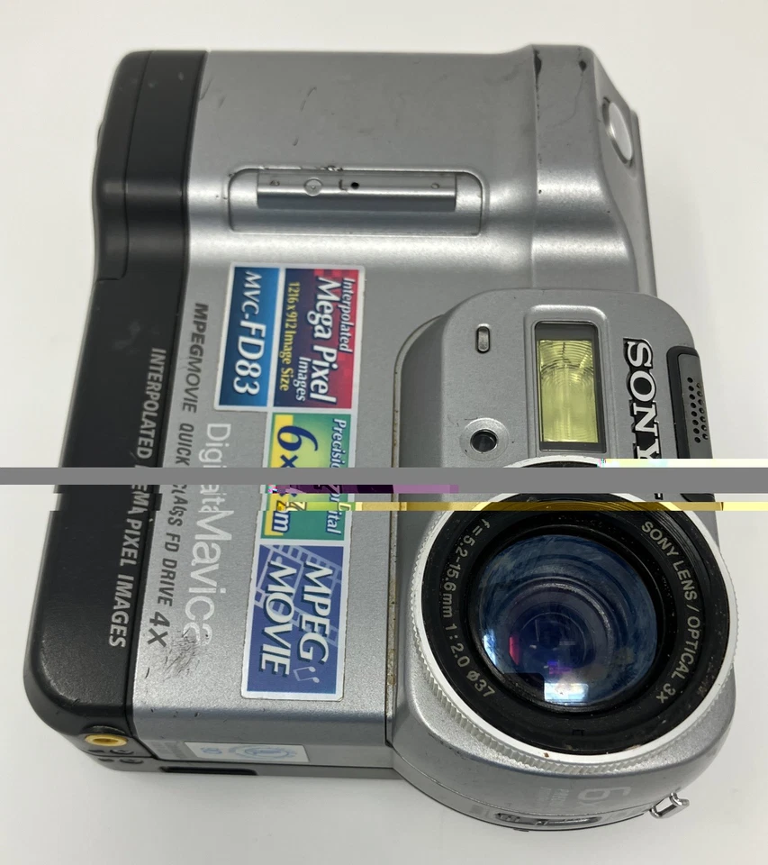 Sony Mavica MVC-FD83 0.9MP Digital Camera UNTESTED FOR PARTS POOR CONDITION - Image 4 of 4