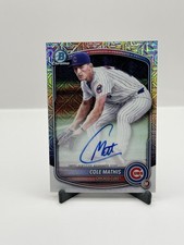 2025 Bowman - Chrome Prospect Mega Box Autographs Cole Mathis #BMA-CM (AU, RC)