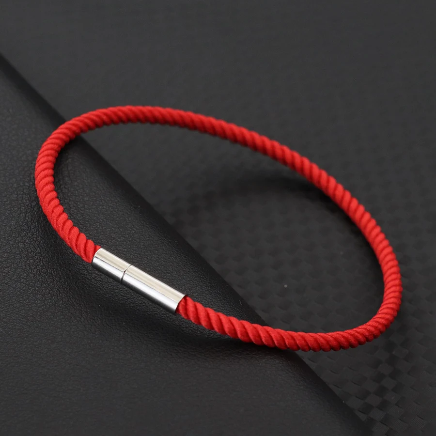 New 7 Colors Lucky Cord Bracelet Men Women Grade a Fabric 3Mm Thin String Bracle