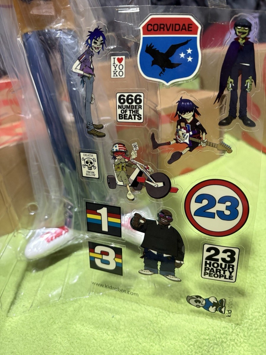 Gorillaz kidrobot Red Edition Phase One Vinyl Figures- complete