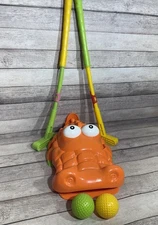 Gator Golf Game Hasbro Elefun Preschool 2008 Mini Golf Orange Putt Putt