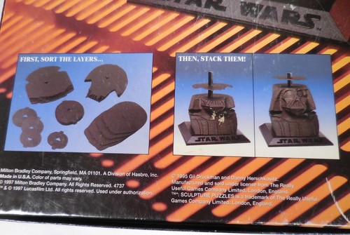 Star Wars Darth Vader 3D Sculpture 144 Layer Puzzle, Never Used (1997) - Picture 13 of 14