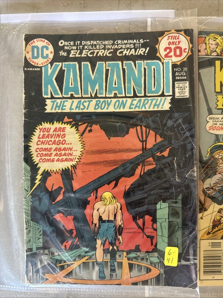 Cómics 1974 de Kamandi el último niño en la tierra #20, 32, 45 DC Foto 2 de 4