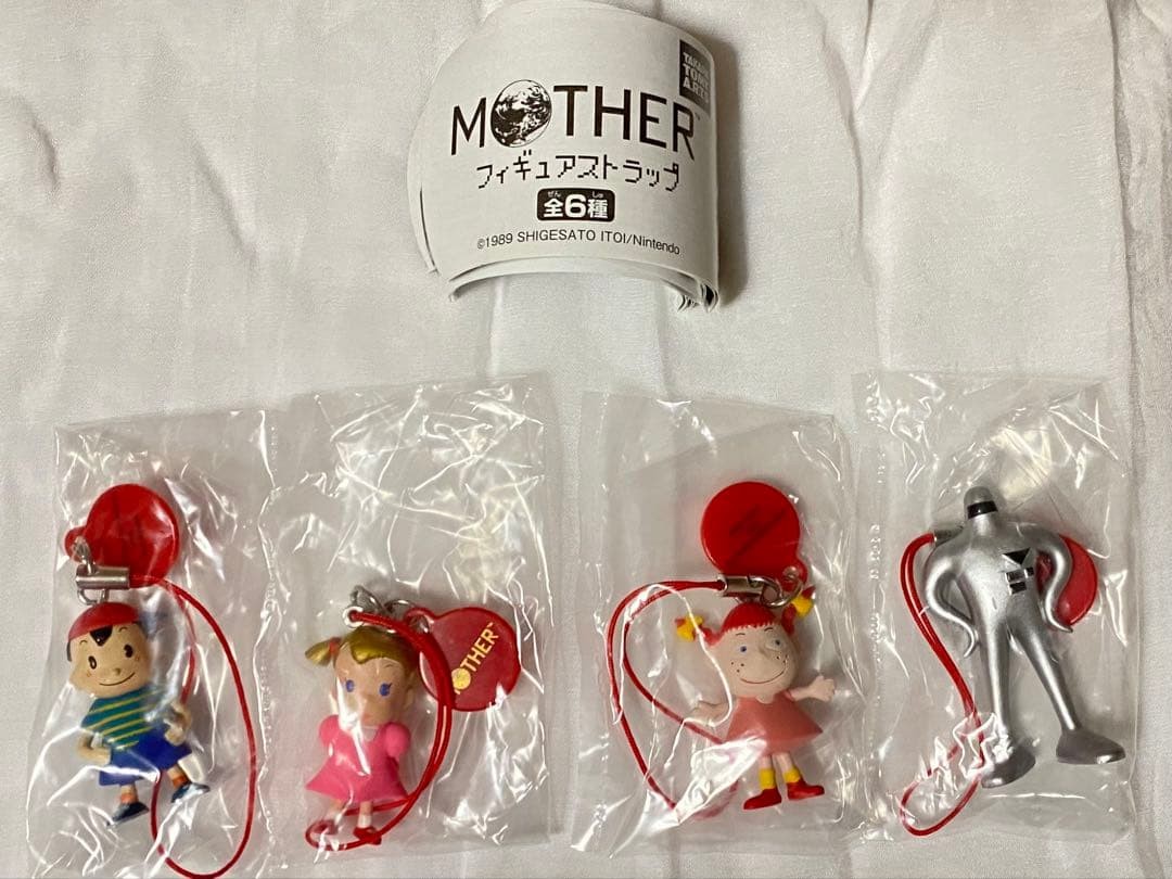 MOTHER EarthBound Beginnings Figure Strap Set 4 Ness Starman:JPN