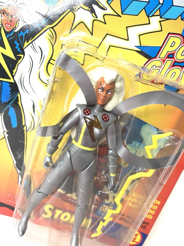 Figura de acción X-Men STORM Marvel Comics Power Glow Toybiz 1993 de colección nueva Foto 2 de 3