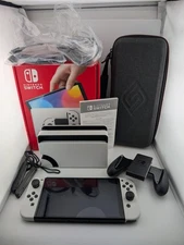 Nintendo Switch OLED With 512gb Memory Card Satisfye Zen Grip Pro And Hard Case