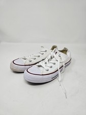 Converse All Star Low-Top White Chuck Taylor Sneakers Shoes Womens Size 5