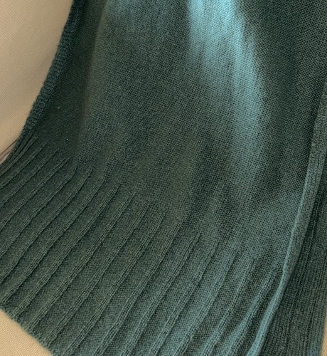 Sciarpa uomo Paul Costelloe Living Studio verde 100% cashmere taglia unica - Foto 6 di 6
