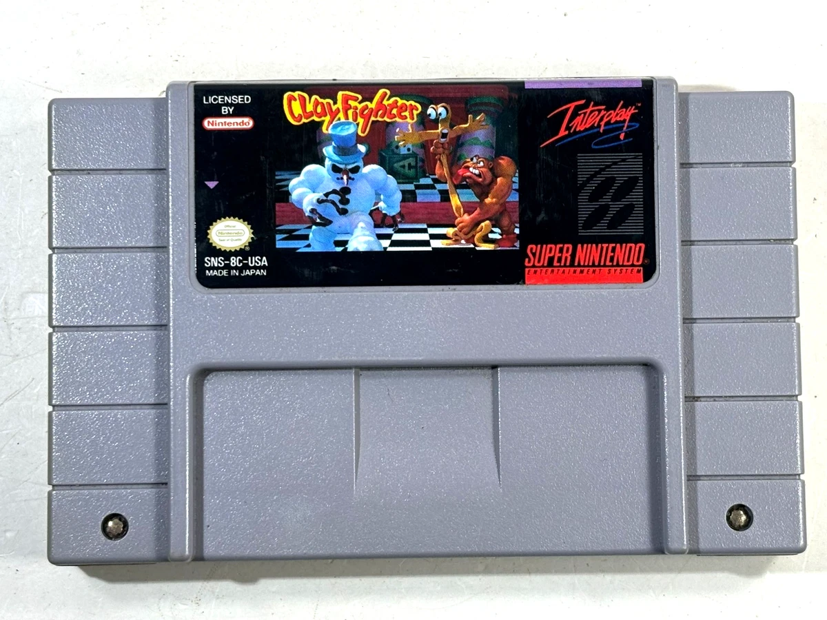 Clay Fighter Nintendo SNES Video Games for sale - eBay