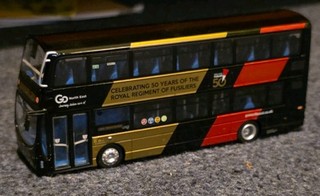 Corgi OOC Wright Gemini II Model. Go North East. Royal Regiment of Fusiliers. JM