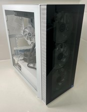 PC Specialists PC Computer Case Tower Only White With Cooling