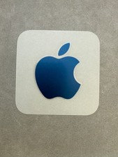 Naklejka Apple niebieska M odporna na warunki atmosferyczne