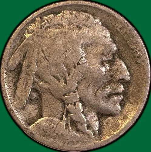 1924-D Buffalo Nickel Very Good VG Coin #36250