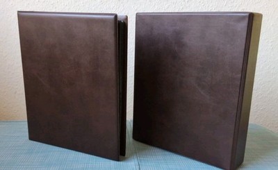 Ringbinder Schutzkassette Briefmarkenalbum Ganzsachenalbum Fdc Album 50 Seiten