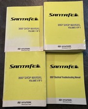 OEM 2007 Hyundai Santa Fe Shop Service Repair Manual  + ELECTRICAL 4 Book Set