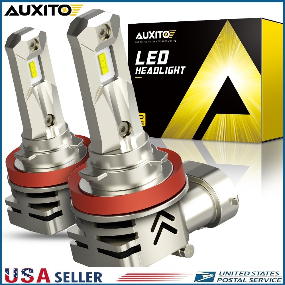 Super Bright H11 H8 LED Headlight Low Beam Bulb Conversion Kit 6000K White 10S M