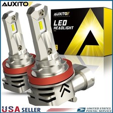 Super Bright H11 H8 Led Headlight Low Beam Bulb Conversion Kit 6000k White 10s M