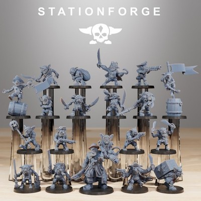 Station Forge Miniatures Gobs Pirates Tabletop Sci Fi Grim Dark Wargame